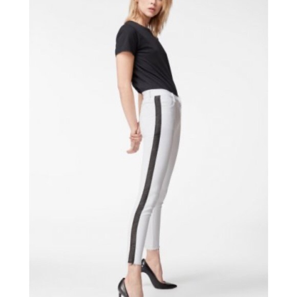 J Brand Zebra Alana High Rise Skinny Jeans